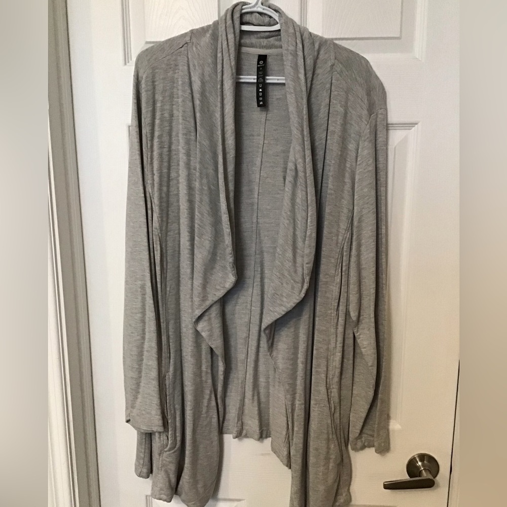 Plus Size 90 Degree Edge to edge cardigan